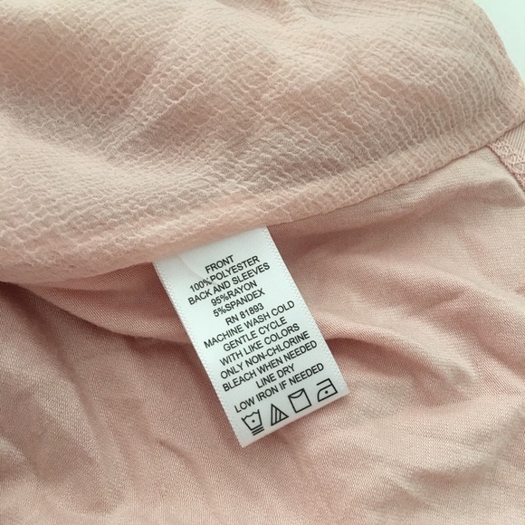 H by Halston Rose Pink Tunic size L High Low - Picture 6 of 6